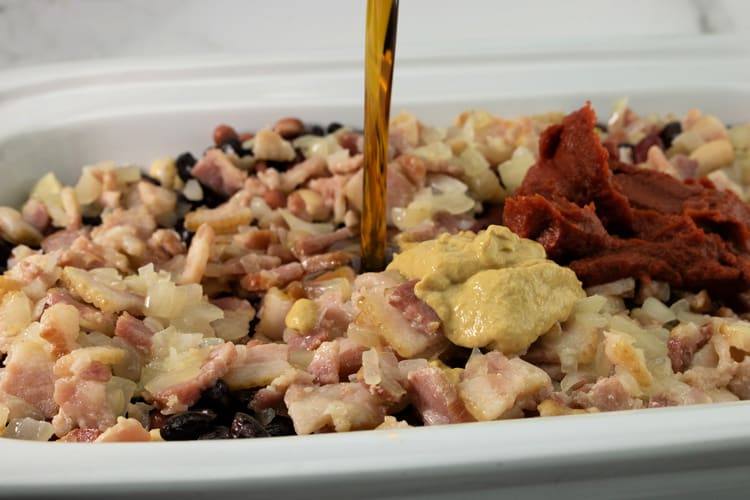 ingredients for baked beans in slow cooker