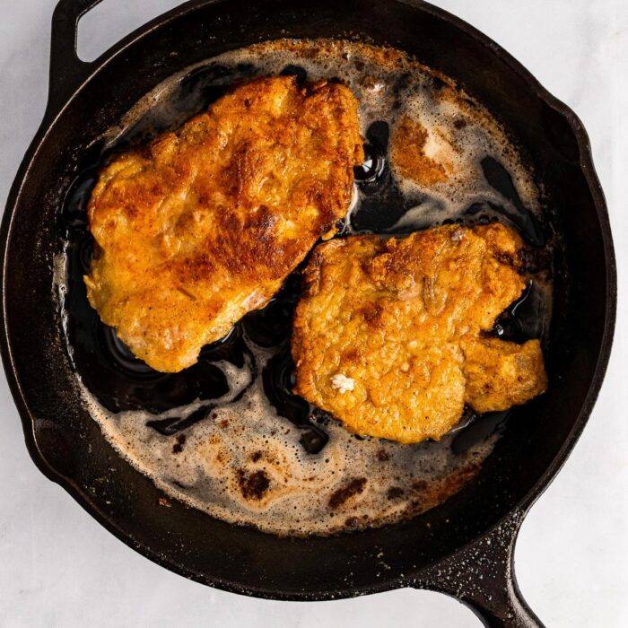 southern fried porkchops
