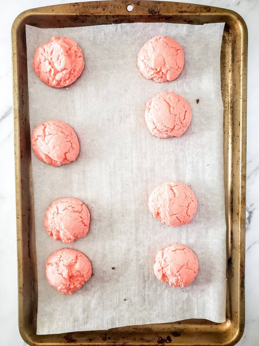 strawberry cake mix cookies