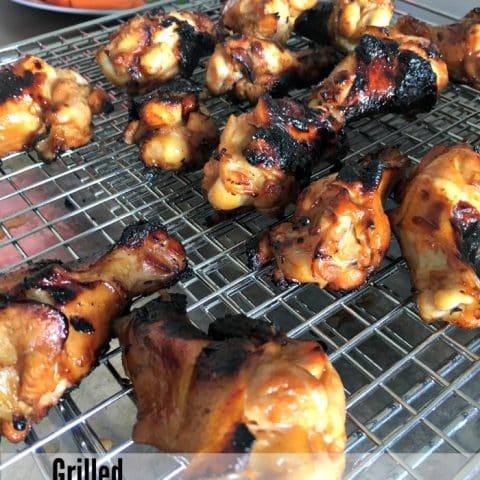 Image for Grilled Chicken Teriyaki Wings Recipe