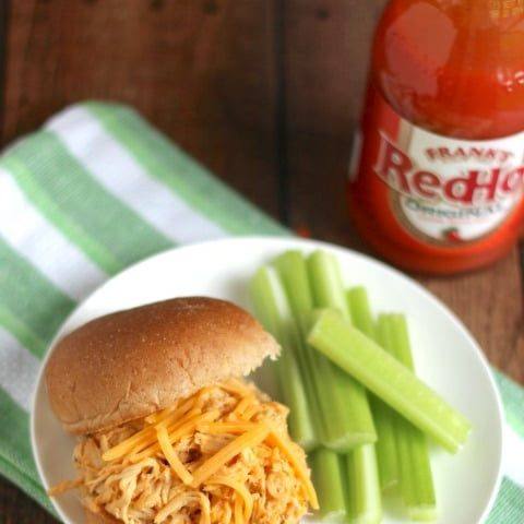 Image for Healthy Crock-Pot Buffalo Chicken Sandwiches