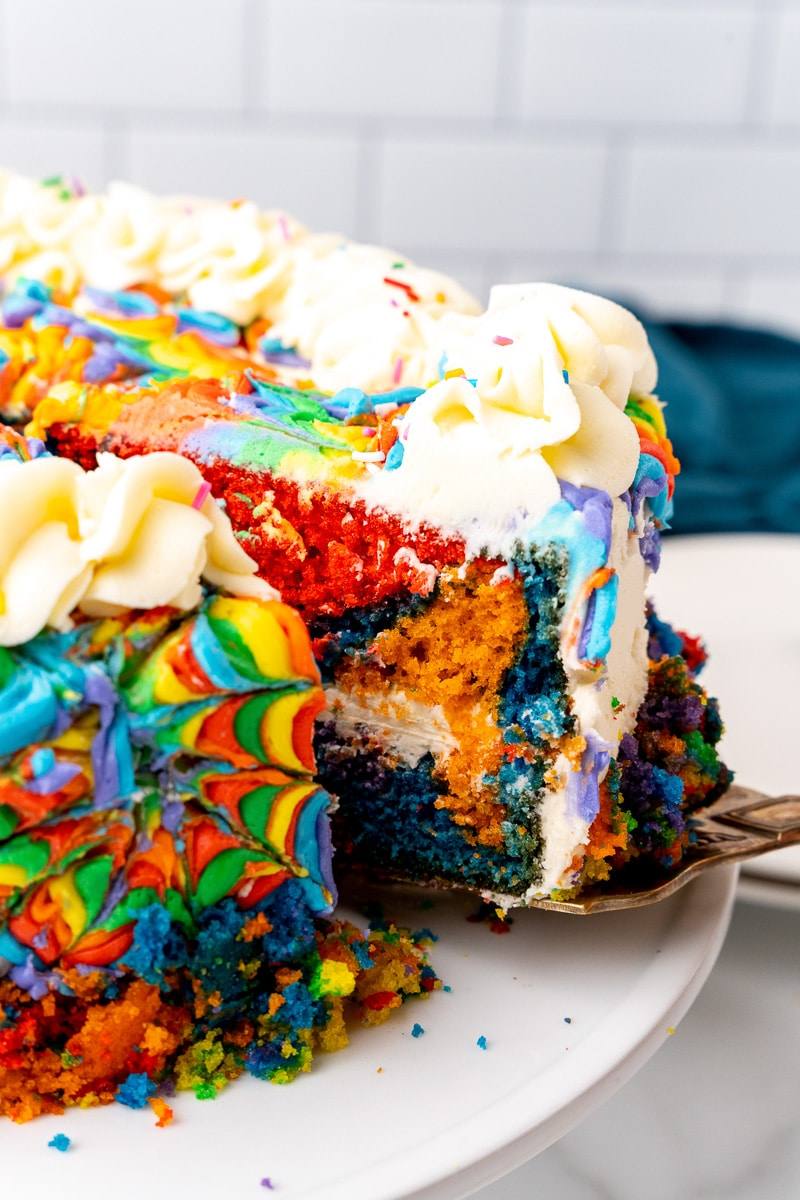 colorful cake recipe from scratch