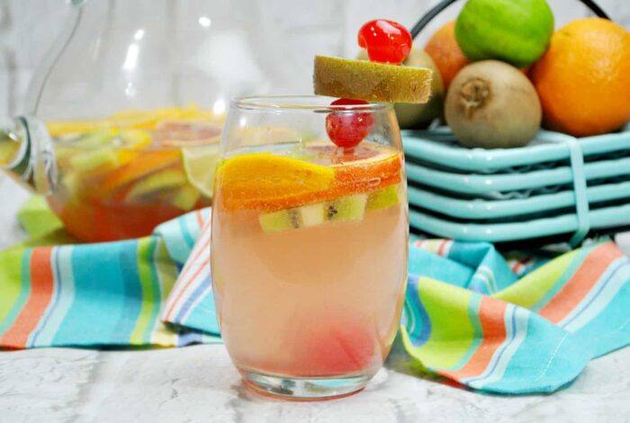 Delicious Tropical Fruity Sangria Recipe