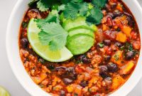 Hearty Beef Enchilada Soup