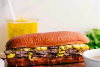 Classic Chicago Italian Beef Sandwich