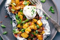 Customizable Foil-Baked Potato Bundles