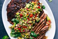Flank Steak with Vibrant Corn Salsa