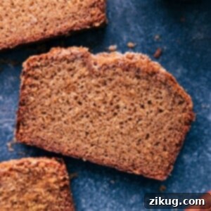Delicious Applesauce Bread loaf.