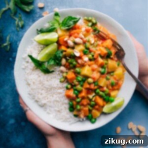 Delicious Panang Curry in a bowl, ready to serve and enjoy.