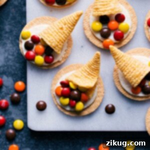 Thanksgiving Cornucopia Cookies, a quick 3-ingredient dessert