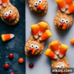Nutter Butter Turkey Cookies