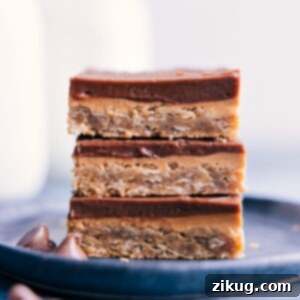 Finished Lunch Lady Peanut Butter Bars