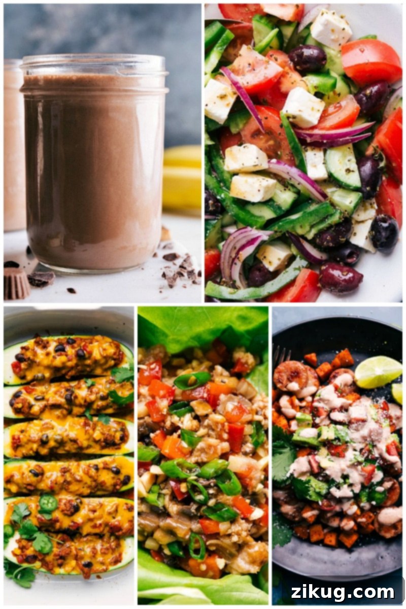 Collage of Keto recipes