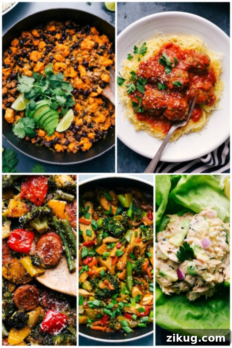 Collage of Keto recipes