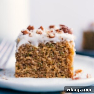 Healthy Zucchini Cake with Cream Cheese Frosting
