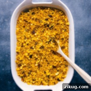 Yellow Rice dish in a ceramic baking pan