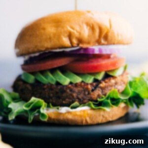 Sweet Potato Black Bean Burger