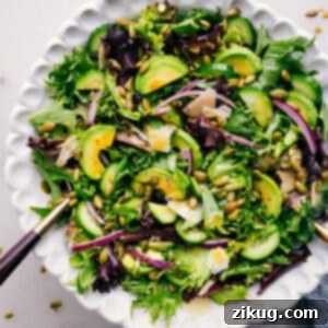 A beautifully composed bowl of the Everyday Salad Recipe, showcasing fresh ingredients and vibrant colors.