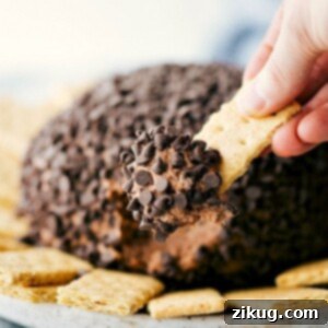 Decadent Brownie Batter Cheese Ball 2 SIMPLE and delicious brownie "batter" cheesecake ball!