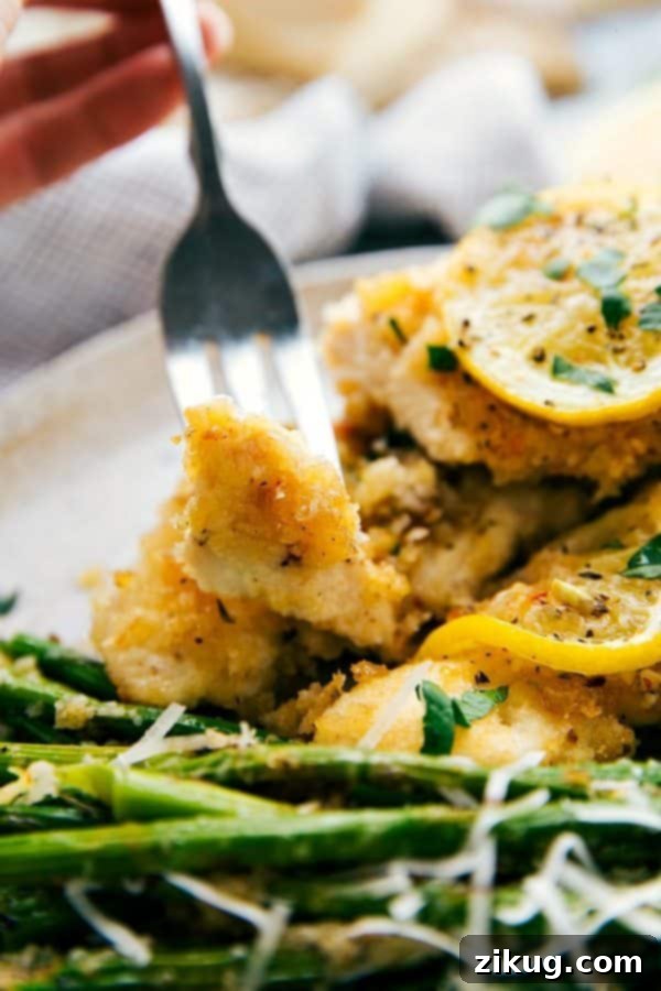 Single Skillet Lemon Parmesan Chicken and Asparagus 5 The best ONE PAN lemon garlic parmesan chicken and asparagus