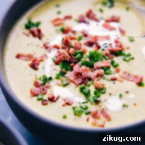 A bowl of rich, creamy broccoli soup ready to be served.