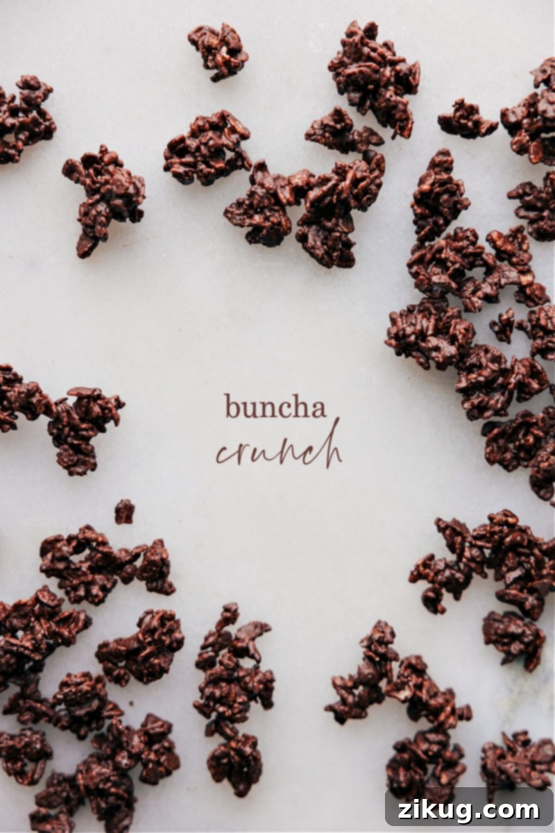 Overhead image of the buncha crunch
