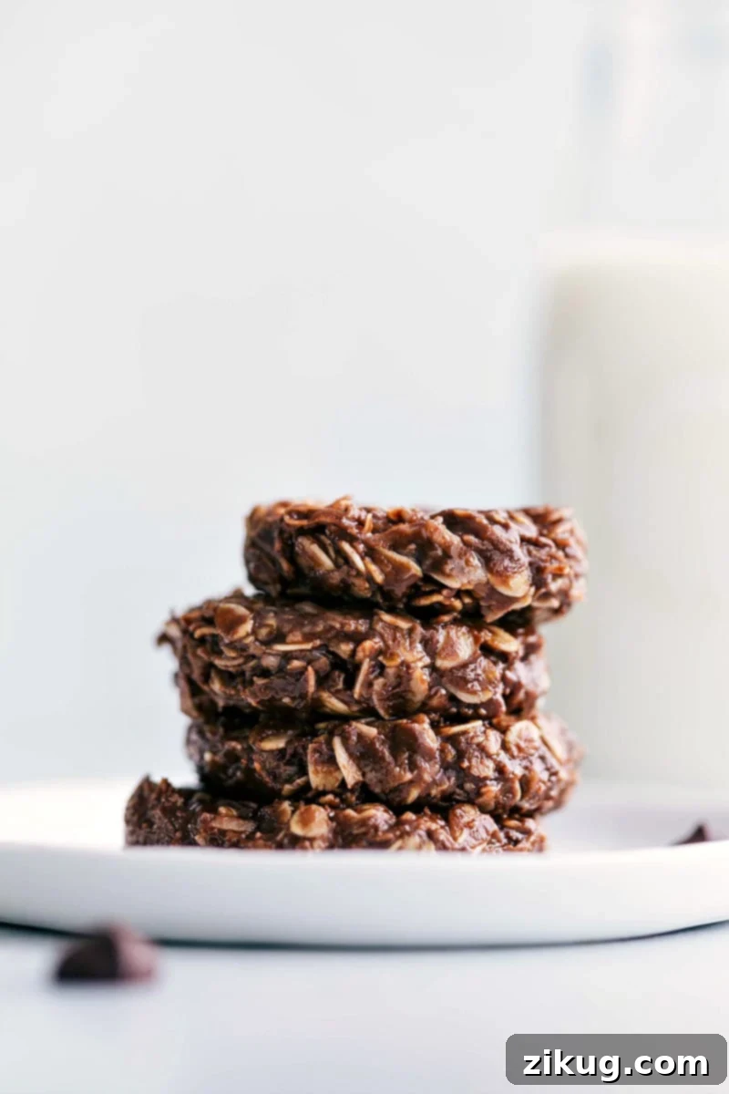 The famous chocolate and peanut butter no-bake cookies can be made with better-for-you ingredients (no refined sugars). These easy Healthy No-Bake Cookies can be made in 15 minutes or less and are truly the best! Healthy No-Bake Cookies - The famous chocolate and peanut butter no-bake cookies can be made with better-for-you ingredients (no refined sugars). These easy Healthy No-Bake Cookies can be made in 15 minutes or less and are truly the best!