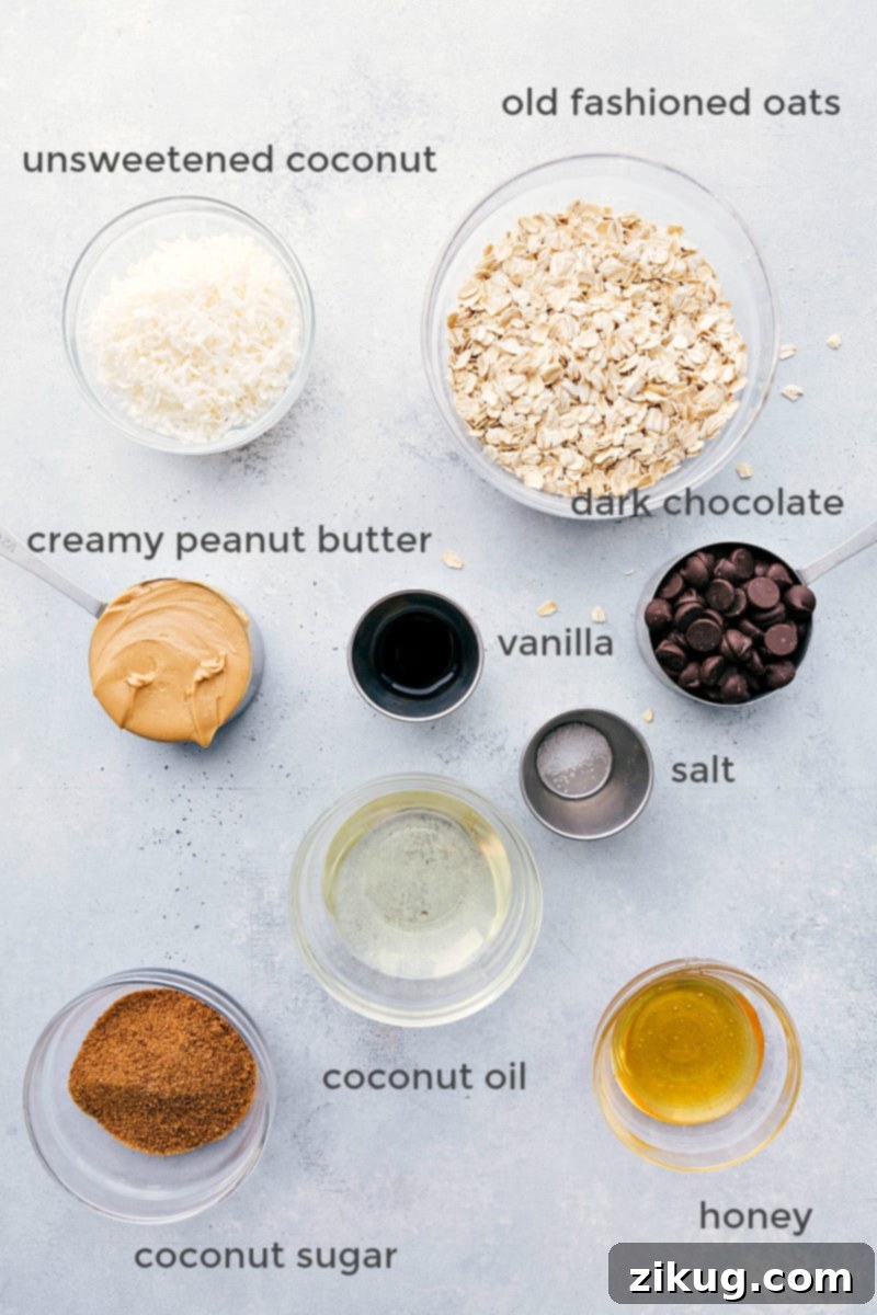 The famous chocolate and peanut butter no-bake cookies can be made with better-for-you ingredients (no refined sugars). These easy Healthy No-Bake Cookies can be made in 15 minutes or less and are truly the best! Ingredients for Healthy No-Bake Cookies - The famous chocolate and peanut butter no-bake cookies can be made with better-for-you ingredients (no refined sugars). These easy Healthy No-Bake Cookies can be made in 15 minutes or less and are truly the best!