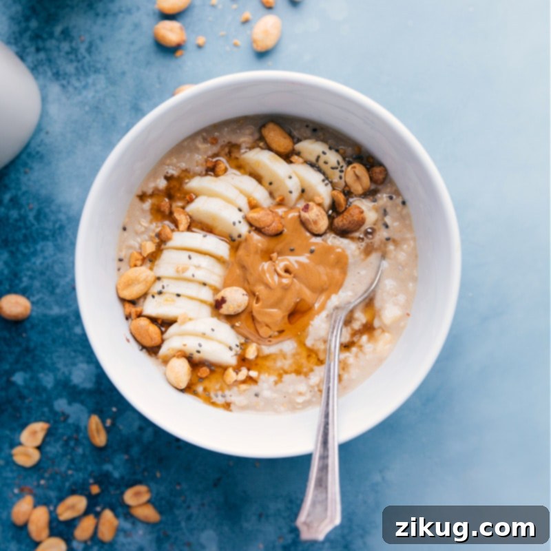 Peanut Butter Microwave Oats