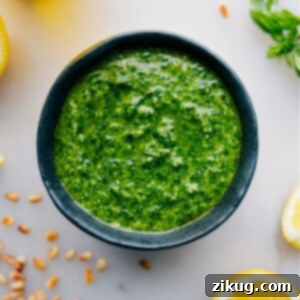 Delicious Homemade Pesto Sauce