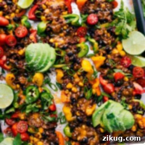 Bell Pepper Nachos in a serving dish