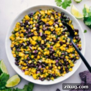 Mango Black Bean Salsa