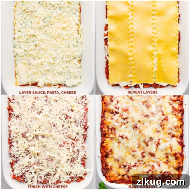 Layering Lasagna in a 9x13 Dish Demonstrating how to make Lasagna by layering ingredients in a 9x13 dish.