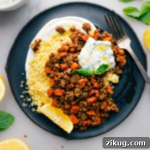 Middle Eastern Ground Beef Bowls