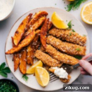 The Ultimate Baked Fish and Chips 2 Baked Fish and Chips recipe image