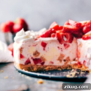 Frozen Strawberry Cheesecake Bliss 2 Strawberry Cheesecake Ice Cream Cake recipe image