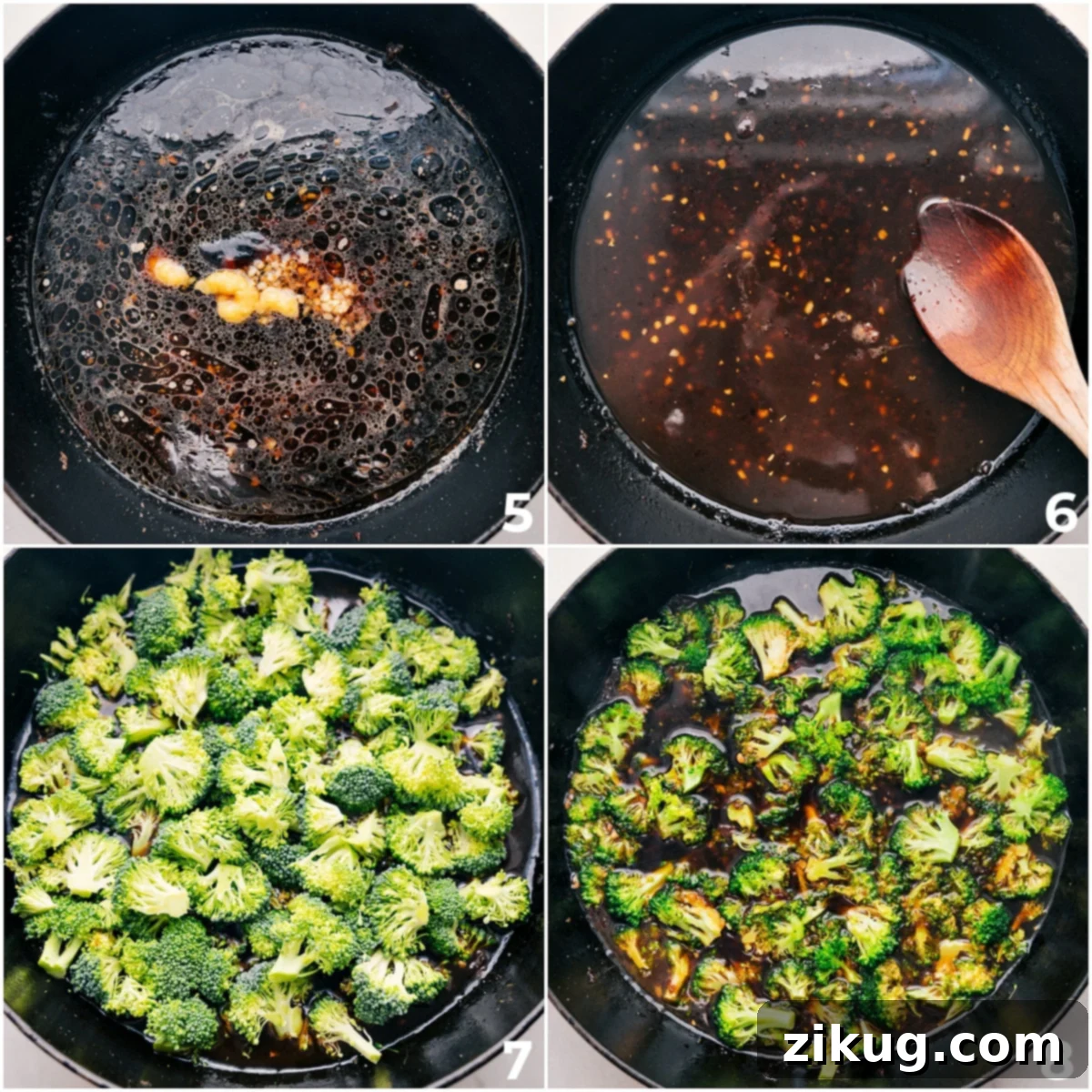 How To Make Beef And Broccoli Ramen Make the sauce in a pot, then add the veggies and sauté them.