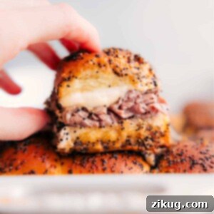 A delicious roast beef slider recipe.