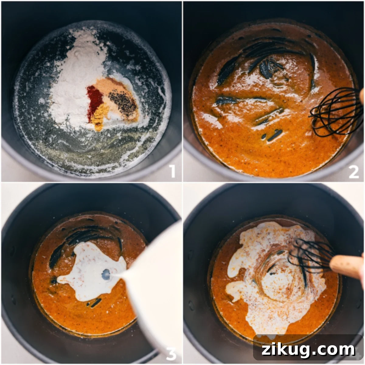 Creamy One Pot Mac and Cheese 3 A creamy, golden cheese sauce being expertly whisked in a large pot on the stovetop, forming the luscious base for a one-pot mac and cheese.