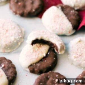 Merry & Minimal: 4 5-Ingredient Christmas Treats 4 Peppermint Bark Cookies finished product