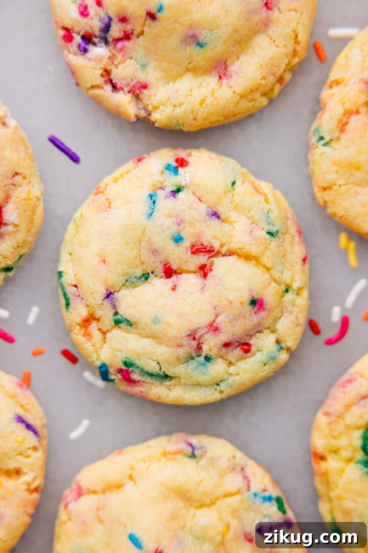 Favorite Cake Mix Cookies The cake mix cookies freshly baked ready to be enjoyed.