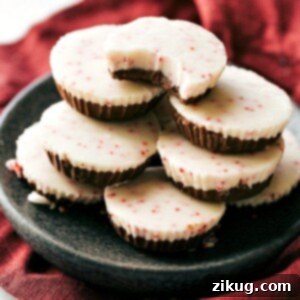 Peppermint Bark Bites Recipe Image