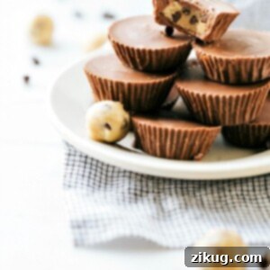 Cookie Dough Muffin Pan Cups Recipe Image