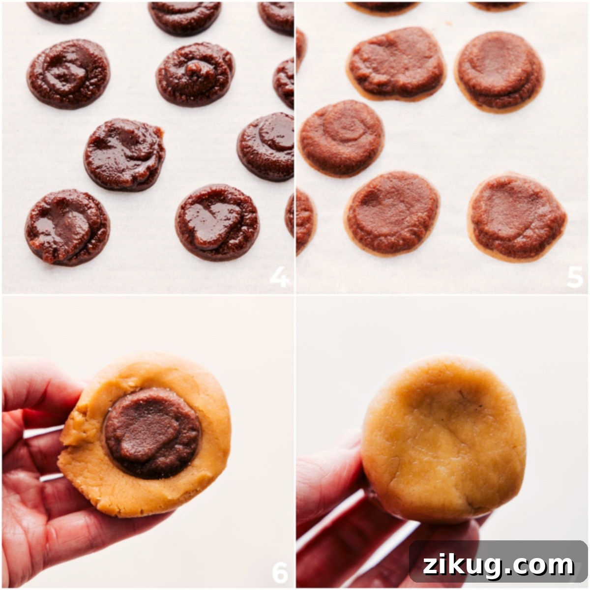 How To Assemble And Bake Pop-Tart Cookies Freezing individual dollops of brown sugar filling before enclosing them in cookie dough for homemade Pop-Tart cookies.