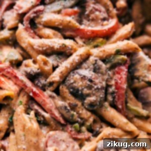 Spicy Cajun Sausage Pasta 3 Cajun Sausage Pasta
