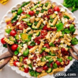 Marry Me Chicken Pasta Salad recipe card image