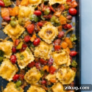 Fresh Pesto Ravioli 2 Pesto Ravioli and Veggies