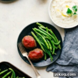 One Pan Meatloaf Dinner