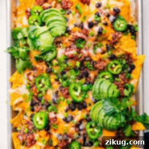 Platter of Pulled Pork Nachos