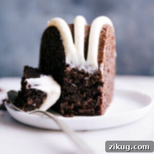 A delicious Bundt Cake ready to be served.